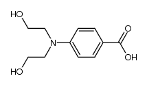 4-[N,N-bis(2-hydroxyethyl)amino]benzoic acid Structure