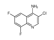 4-Amino-3-chloro-6,8-difluoroquinoline Structure