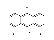 1,8-dihydroxy-9,10-anthraquinone semiquinone结构式