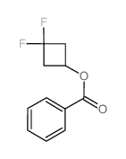 3,3-difluorocyclobutyl benzoate Structure