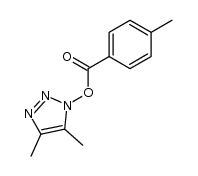 4,5-dimethyl-1H-1,2,3-triazol-1-yl 4-methylbenzoate结构式