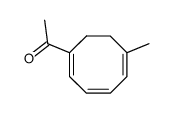 Ethanone, 1-(6-methyl-1,3,5-cyclooctatrien-1-yl)- (9CI)结构式