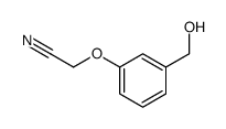 2-[3-(hydroxymethyl)phenoxy]acetonitrile Structure