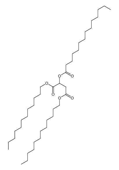 didodecyl 2-tetradecanoyloxybutanedioate Structure