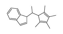 1-[1-(2,3,4,5-tetramethylcyclopenta-2,4-dien-1-yl)ethyl]-1H-indene结构式