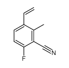 3-ethenyl-6-fluoro-2-methylbenzonitrile结构式