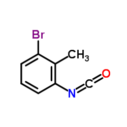 1-溴-3-异氰酸基-2-甲基-苯结构式