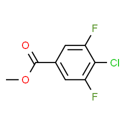 4-氯-3,5-二氟苯甲酸甲酯结构式
