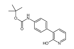 tert-Butyl (4-(2-hydroxypyridin-3-yl)phenyl)carbamate Structure