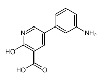 5-(3-aminophenyl)-2-oxo-1H-pyridine-3-carboxylic acid结构式