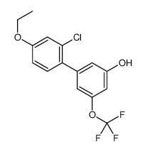 3-(2-chloro-4-ethoxyphenyl)-5-(trifluoromethoxy)phenol结构式