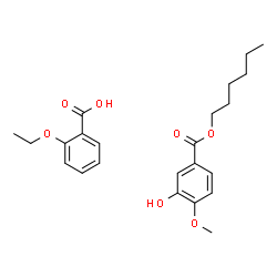 hexyl vanillate-2-ethoxybenzoic acid Structure