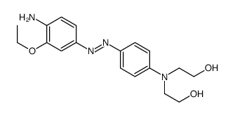 2-[4-[(4-amino-3-ethoxyphenyl)diazenyl]-N-(2-hydroxyethyl)anilino]ethanol结构式
