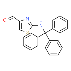 2-(tritylamino)thiazole-4-carbaldehyde结构式