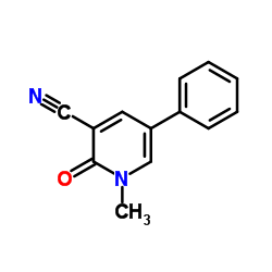 1-Methyl-2-oxo-5-phenyl-1,2-dihydro-3-pyridinecarbonitrile图片