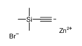 bromozinc(1+),ethynyl(trimethyl)silane Structure