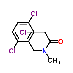 2-Chloro-N-(2,5-dichlorobenzyl)-N-methylacetamide结构式