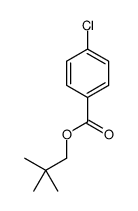2,2-dimethylpropyl 4-chlorobenzoate Structure