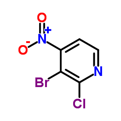 3-Bromo-2-chloro-4-nitropyridine Structure