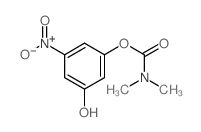 (3-hydroxy-5-nitro-phenyl) N,N-dimethylcarbamate结构式