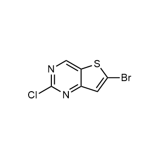6-Bromo-2-chlorothieno[3,2-d]pyrimidine Structure