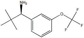 (1R)-2,2-DIMETHYL-1-[3-(TRIFLUOROMETHOXY)PHENYL]PROPYLAMINE Structure