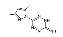 6-(3,5-dimethylpyrazol-1-yl)-1,2,4,5-tetrazin-3-amine结构式