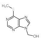9H-Purine-9-methanol,6-(methylthio)-结构式