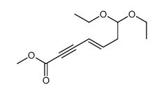 methyl 7,7-diethoxyhept-4-en-2-ynoate Structure