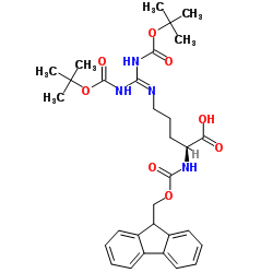 Fmoc-L-Arg(Boc)2-OH structure