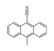 10-methylanthracene-9-carbonitrile结构式
