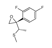 (S)-2-(2,4-difluorophenyl)-2-((S)-1-(methylthio)ethyl)oxirane结构式