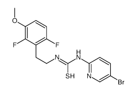 1-(5-bromopyridin-2-yl)-3-[2-(2,6-difluoro-3-methoxyphenyl)ethyl]thiourea Structure
