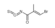 3-bromo-2-methylpropenoyl isothiocynate结构式