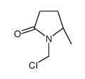 (R)-1-(CHLOROMETHYL)-5-METHYL-2-PYRROLIDINONE structure