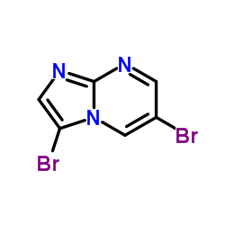 3,6-Dibromoimidazo[1,2-a]pyrimidine结构式