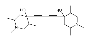 4-[4-(4-hydroxy-1,2,5-trimethylpiperidin-4-yl)buta-1,3-diynyl]-1,2,5-trimethylpiperidin-4-ol Structure