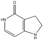 1,2,3,5-tetrahydro-4H-pyrrolo[3,2-c]pyridin-4-one结构式