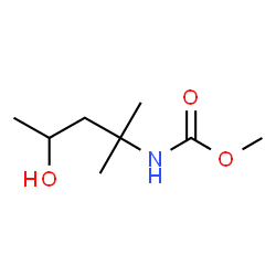 Carbamic acid,(3-hydroxy-1,1-dimethylbutyl)-,methyl ester (9CI)结构式