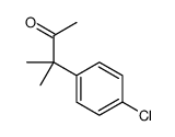 3-(4-chlorophenyl)-3-methylbutan-2-one Structure