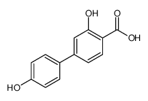 2-hydroxy-4-(4-hydroxyphenyl)benzoic acid结构式