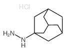 Hydrazine,tricyclo[3.3.1.13,7]dec-1-yl-, hydrochloride (1:1)结构式