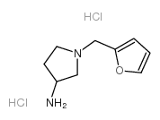 1-呋喃-2-甲基吡咯烷-3-胺双盐酸盐结构式