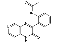 3-(2-acetamidophenyl)-1H-pyrido[3,4-e]pyrazin-2-one Structure