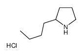 2-丁基吡咯烷盐酸盐结构式