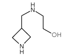 Ethanol, 2-(3-azetidinylmethylamino)- (9CI)结构式