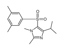 5-(3,5-dimethylphenyl)sulfonyl-1,2-dimethyl-4-propan-2-ylimidazole结构式