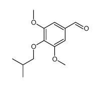 3,5-dimethoxy-4-(2-methylpropoxy)benzaldehyde结构式