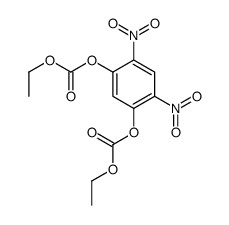 CARBONIC ACID, 4,6-DINITRO-1,3-PHENYLENE DIETHYL ESTER structure