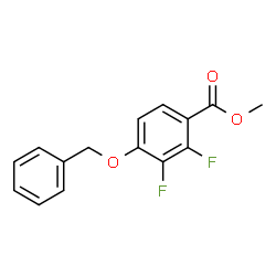 Methyl 4-(benzyloxy)-2,3-difluorobenzoate结构式